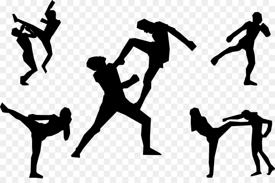 900x600 Muay Thai Kickboxing Martial Arts Clip Art