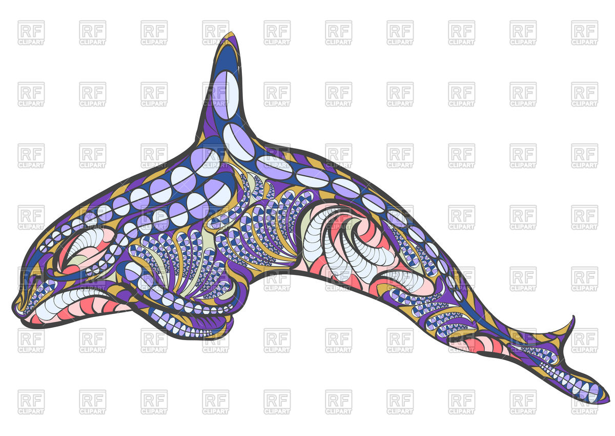 1200x850 Ethnic Killer Whale Vector Image Vector Artwork Of Plants And