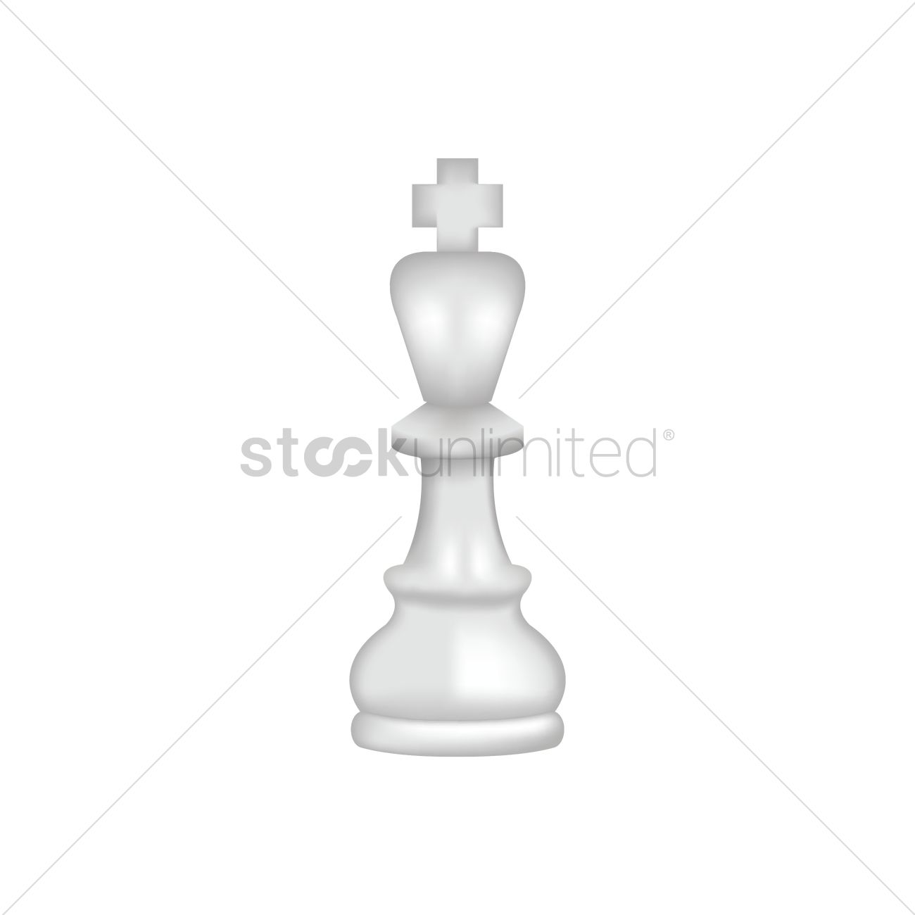 1300x1300 King Chess Piece Vector Image