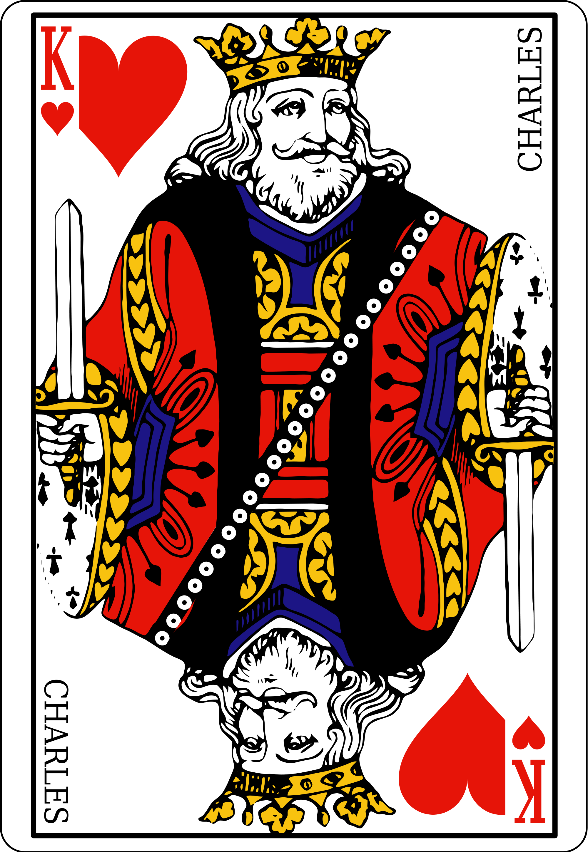 King Of Hearts Card Vector at GetDrawings | Free download