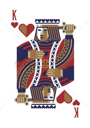 318x450 Free Card King Stock Vectors Stockunlimited
