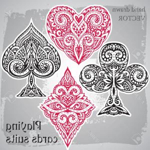 300x300 Hand Of Red Playing Cards Including The Ace Of Hearts Of Hearts