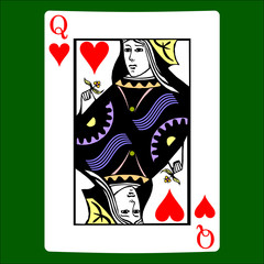 240x240 King Hearts. Card Suit Icon Vector, Playing Cards Symbols Vector