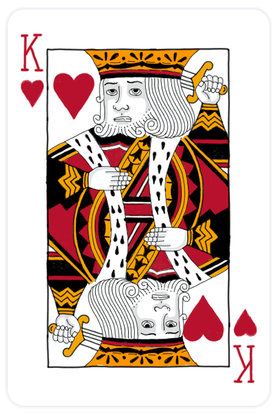 400x604 21 Images Of King Of Hearts Playing Card Template
