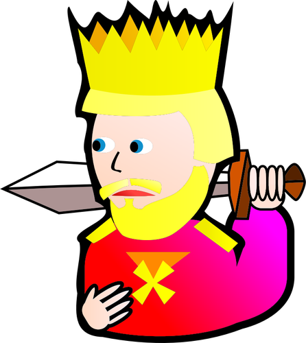 446x500 King Of Hearts Cartoon Vector Image Public Domain Vectors