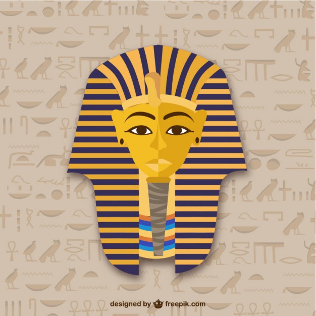 626x626 Tutankhamun Mask Vector Free Download