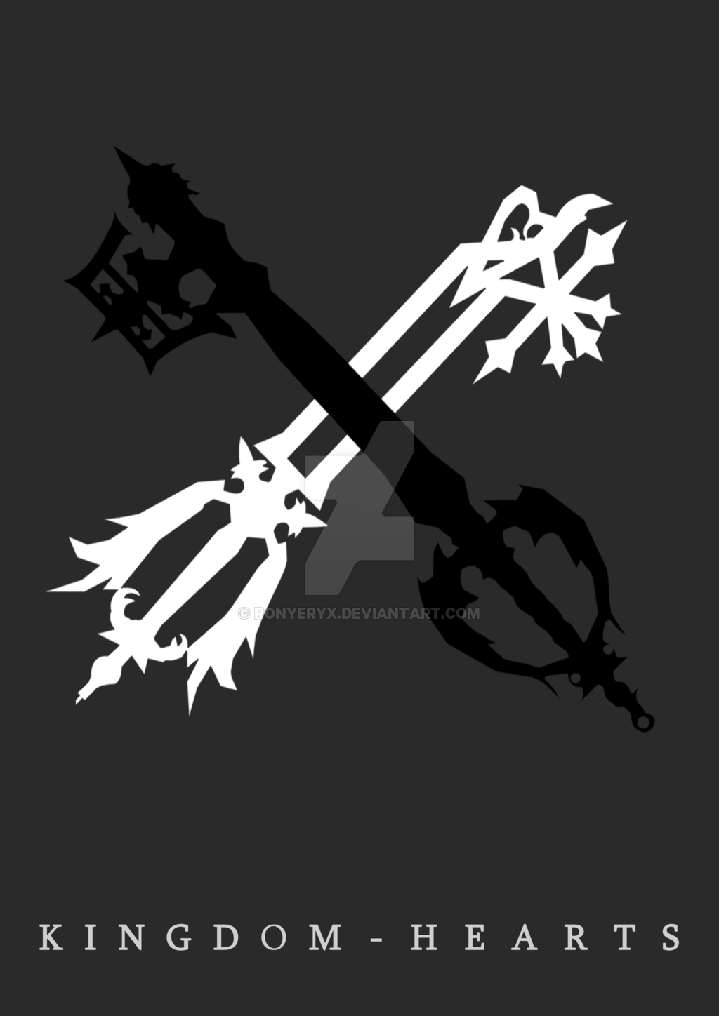 1024x1448 Kingdom Hearts Poster By Ronyeryx