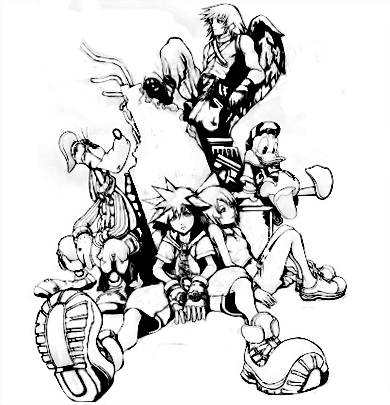390x405 Kingdom Hearts By Riofriz