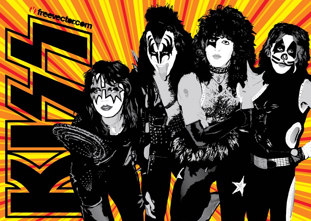 1024x729 Kiss Band Vector Art Amp Graphics