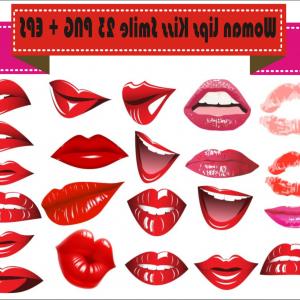 300x300 Photostock Vector Red Kiss Lips Vector Lazttweet