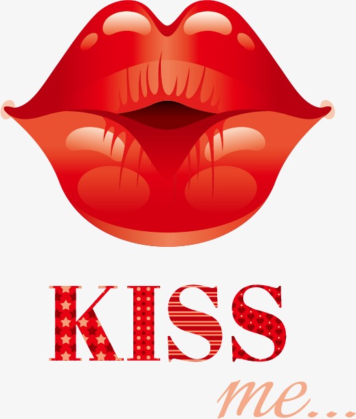 518x611 Vector Kiss Lips Free