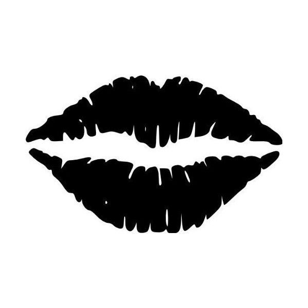 600x600 Kiss Mark Lips Vinyl Macbook Laptop Decal Sticker Graphic (230 Dop