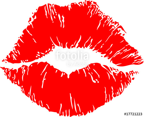 500x408 Red Lips Kiss Stock Image And Royalty Free Vector Files On