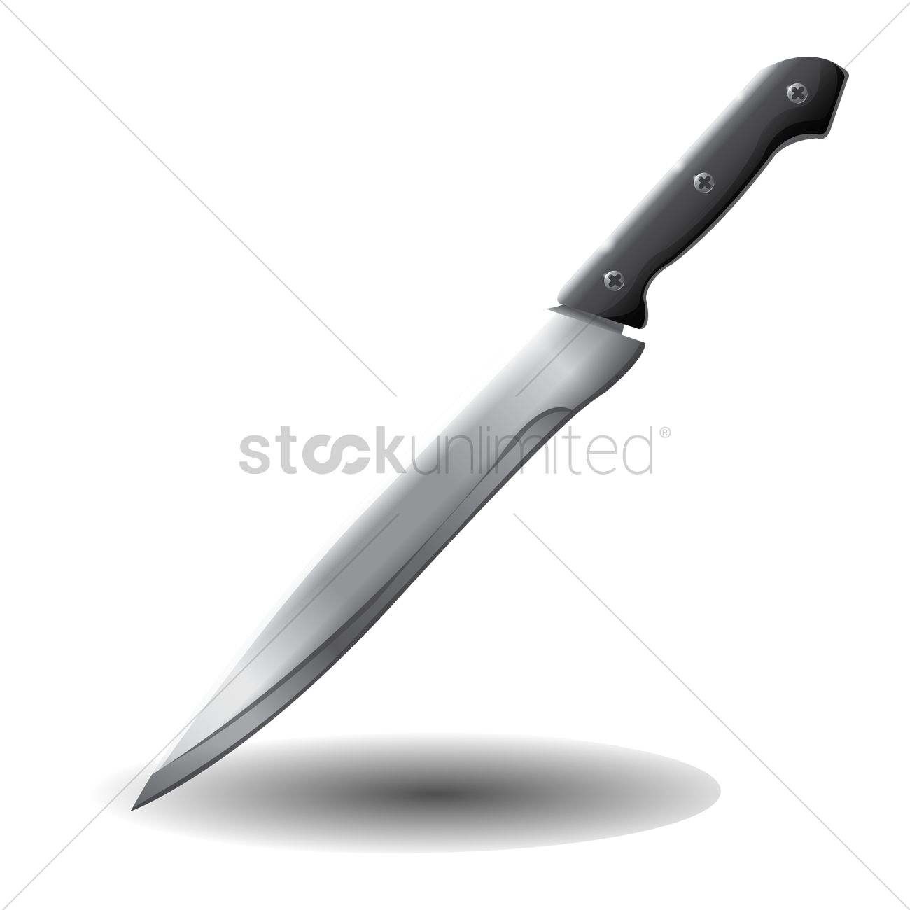 1300x1300 Kitchen Knife Vector Image