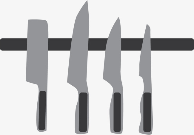 650x451 A Set Of Vector Kitchen Knives, Kitchen Vector, Vector, Hanging