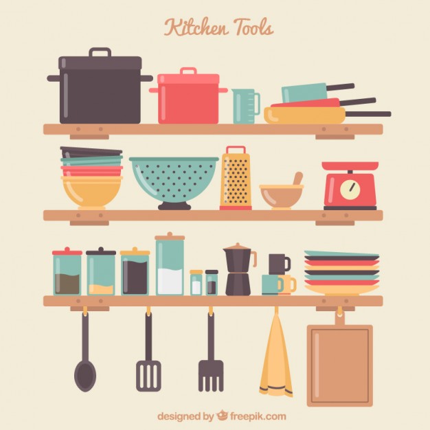 Kitchen Tools Vector at GetDrawings | Free download