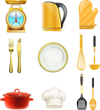 Kitchen Utensils Vector at GetDrawings | Free download