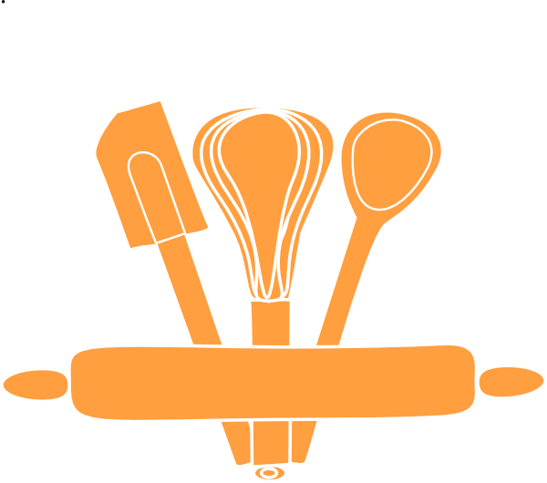 600x530 Cooking Utensils Clipart Orange Kitchen Utensils Clip Art