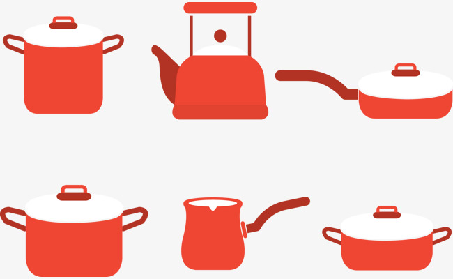 650x400 Household Appliances Kitchen Utensils Vector Illustration, Kitchen