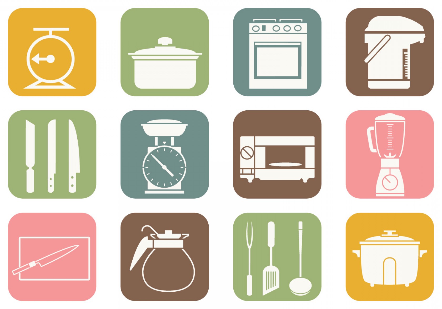 1680x1176 Cooking Vector Items Rongholland