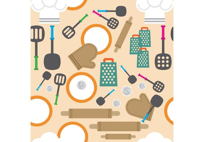 700x490 Kitchen Vector Background 130469