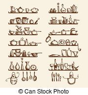 180x195 Kitchen Vector Clipart Royalty Free 145,628 Kitchen Clip