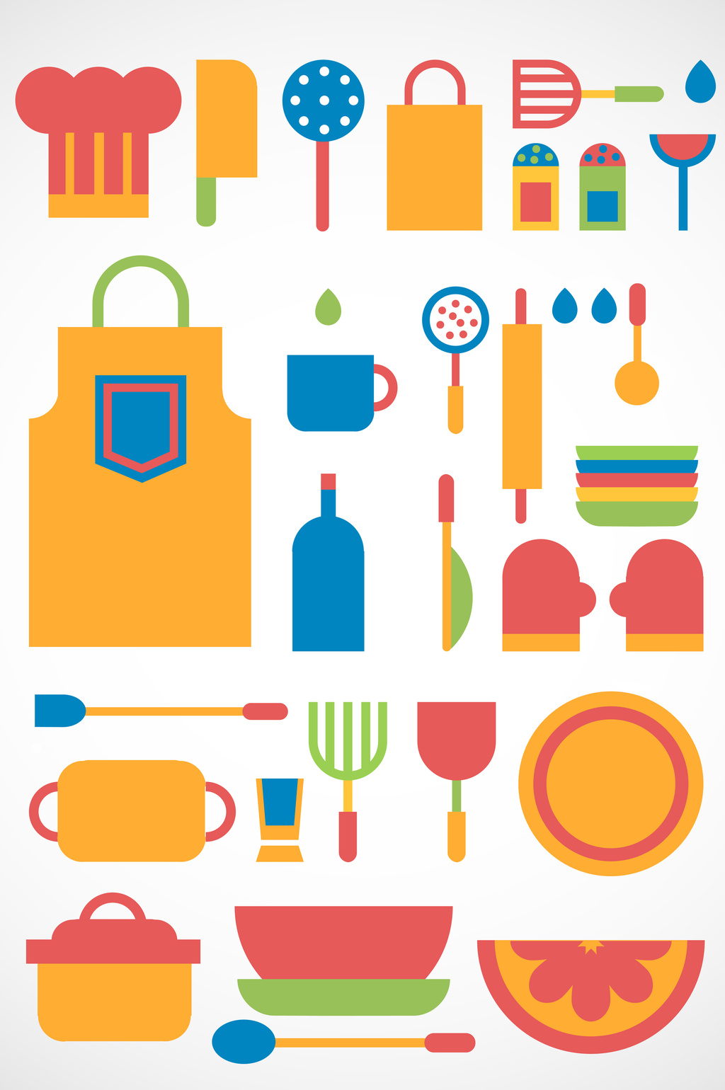 1024x1540 Kitchen Vector] Png Images,vector And Psd Free Download