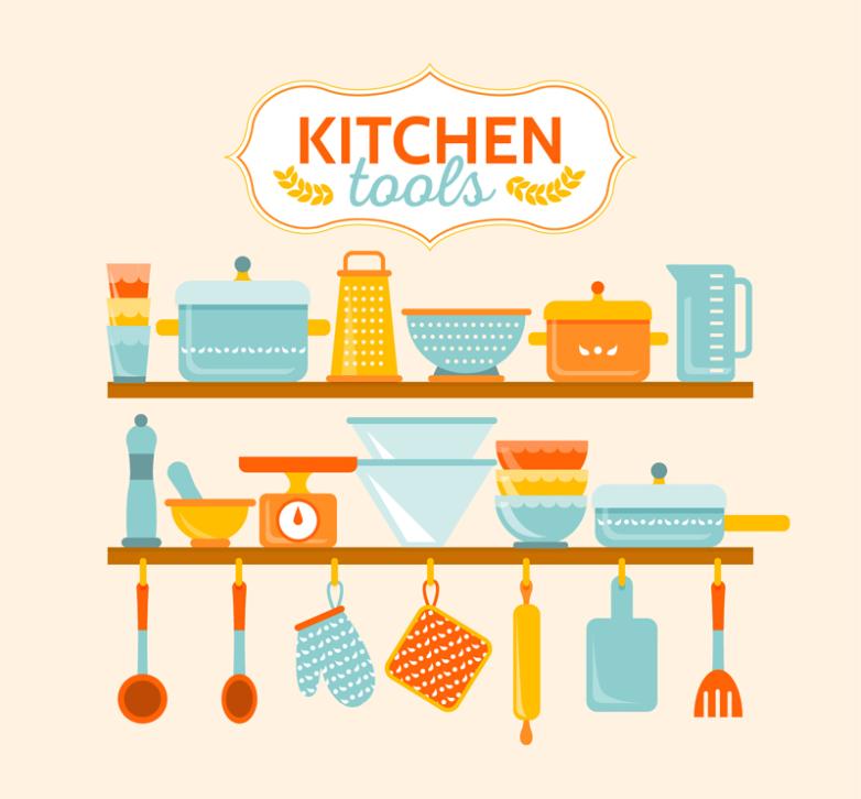 782x726 Color Kitchen Vector Free Vector Graphic Download