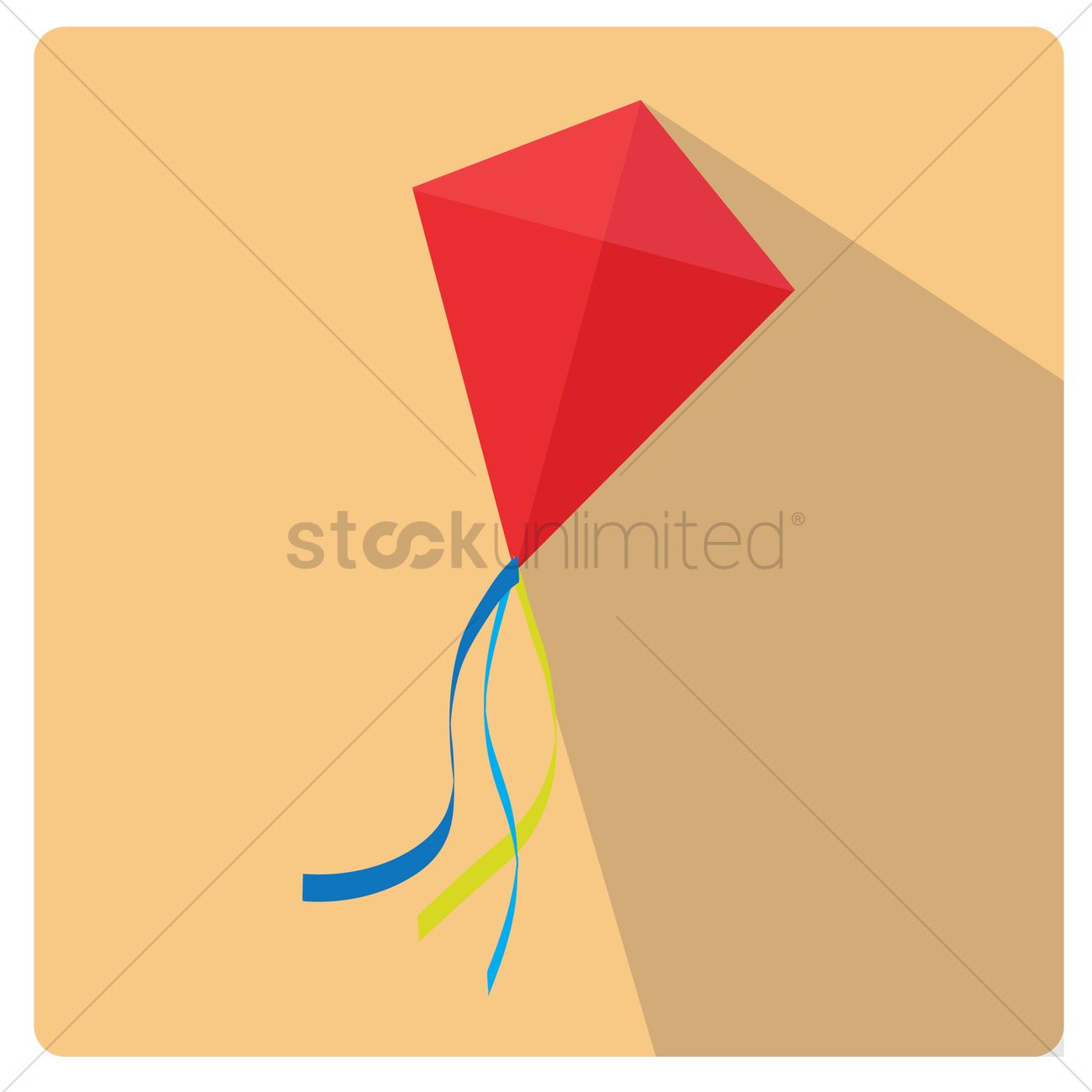 1300x1300 Kite Vector Image