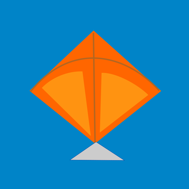 800x800 Kite Icon Free Vector 4vector
