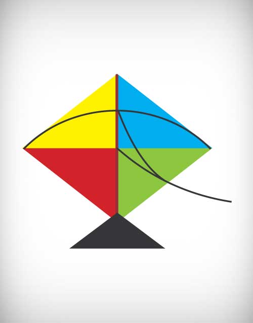 500x639 Kite Vector