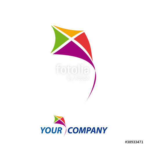 500x500 Logo Kite, Concept Of Freedom