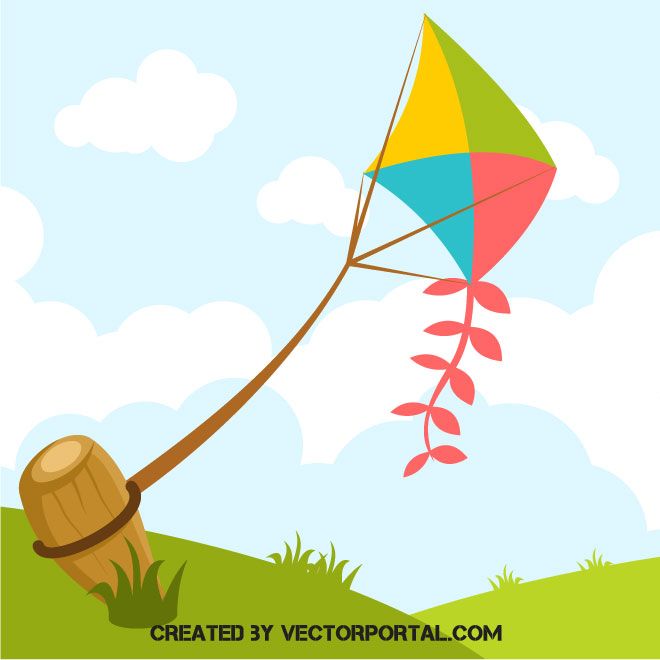 660x660 Colorful Kite Vector Image Various Vectors Kites