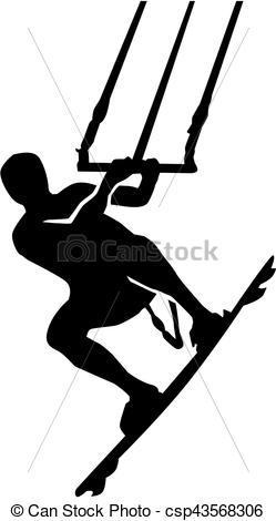 249x470 Kitesurfing Silhouette.