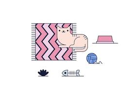 286x200 Kitty Free Vector Art