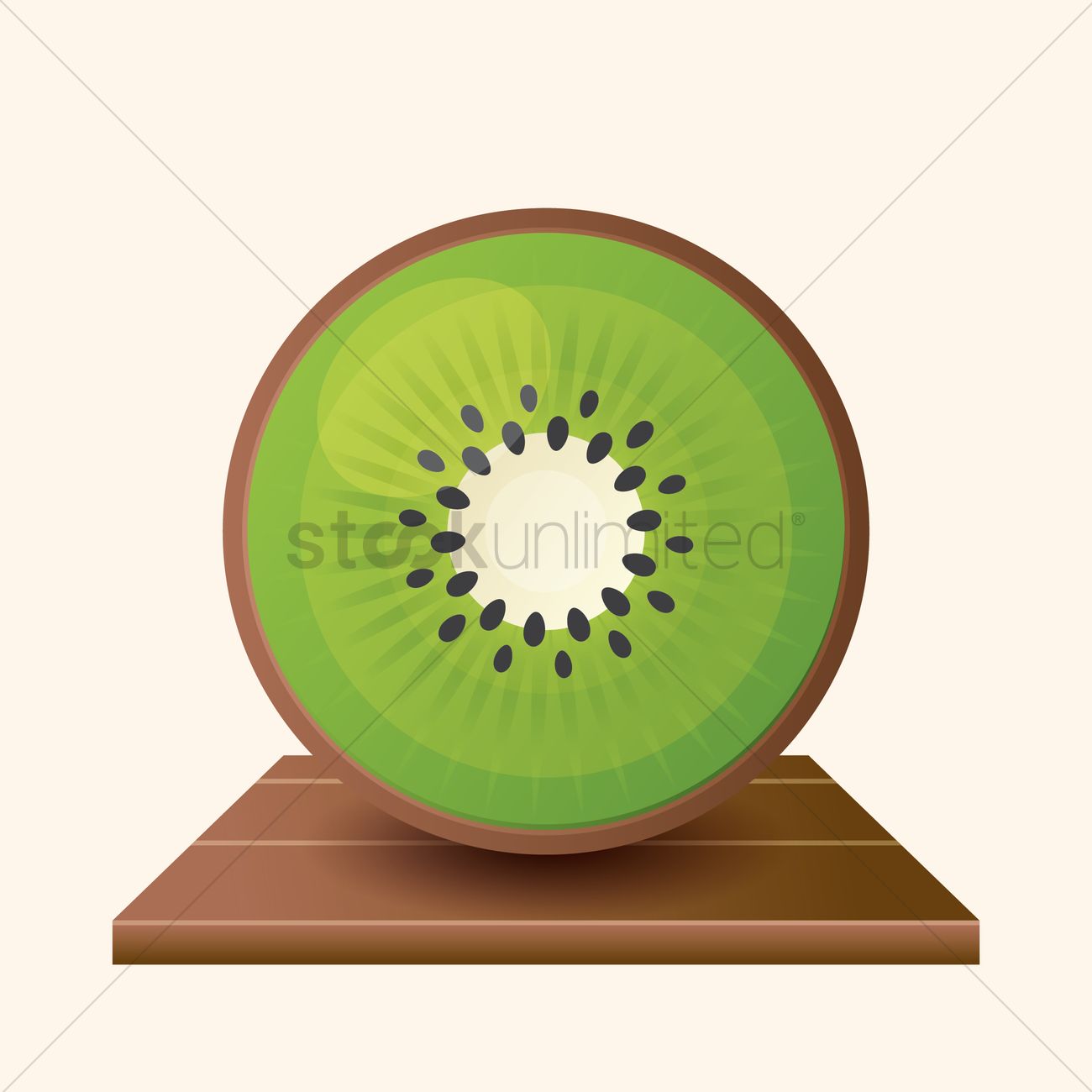 1300x1300 Free Kiwi Vector Image