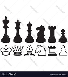 236x268 Knight Chess Set New Set Chess Piece Vector Icons In Black