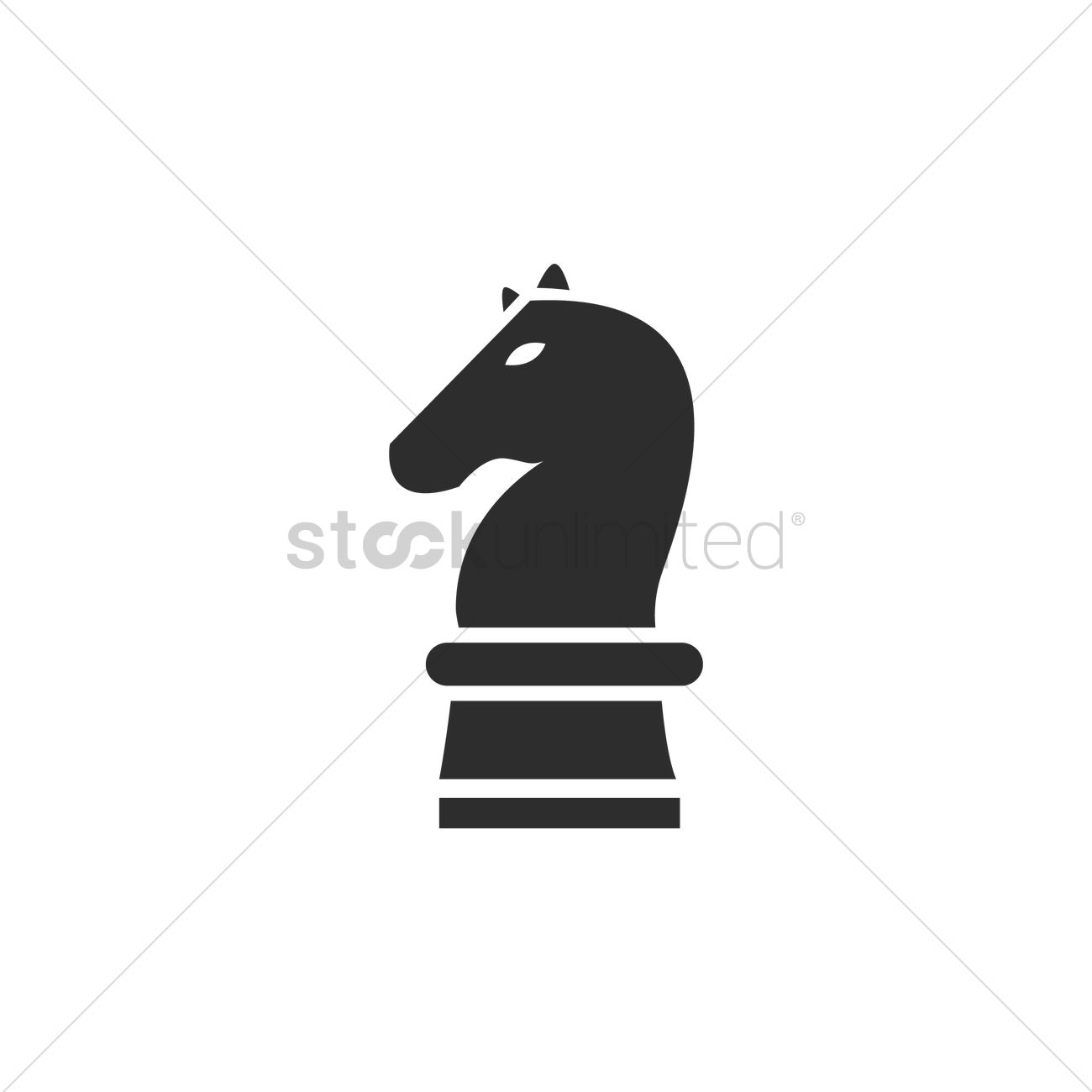 1300x1300 Knight Chess Piece Vector Image