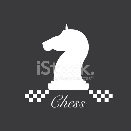 440x440 The Knight Chess Piece On Grey Background Vector Illustration Ep