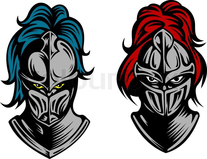 800x614 Heads Of Two Knights In Medieval Armour With Their Eyes Glinting