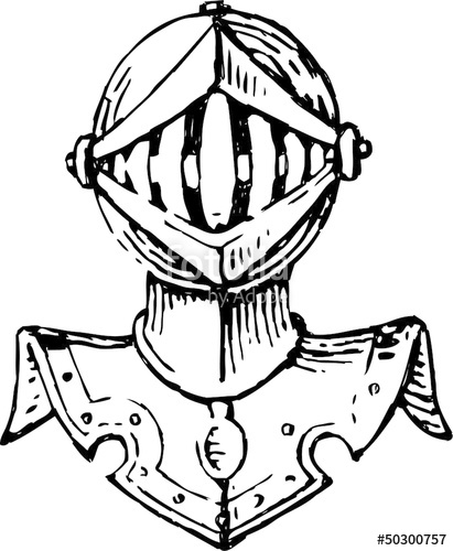 411x500 Head Of A Knight In Armor Stock Image And Royalty Free Vector