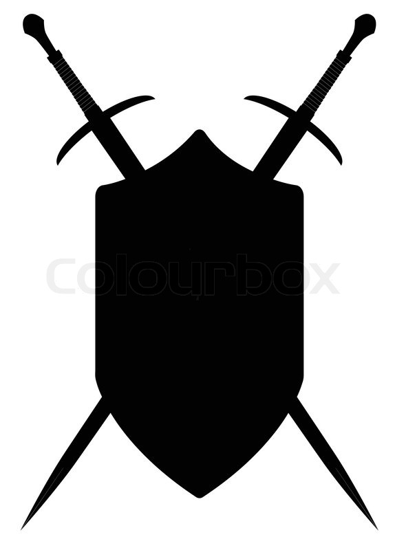 574x800 Swords Typical Of A Knight Of Old Isolated On A White Background