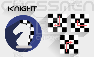 400x243 Moves Of Chess Knight Vector Image Vector Artwork Of Sport And