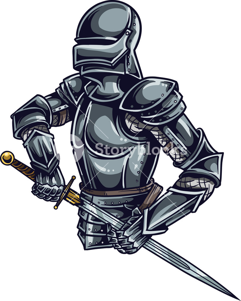 802x1000 Knight Vector Element Royalty Free Stock Image
