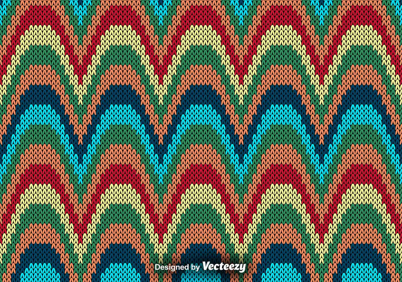 1400x980 Knitting Pattern Free Vector Art