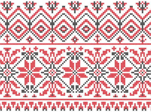 626x465 Swedish Knitting Patterns Background Vector Set Vector Free Download
