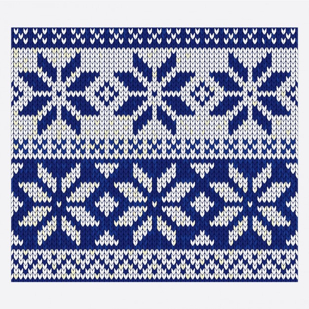 626x626 Christmas Nordic Seamless Knitting Vector Free Download