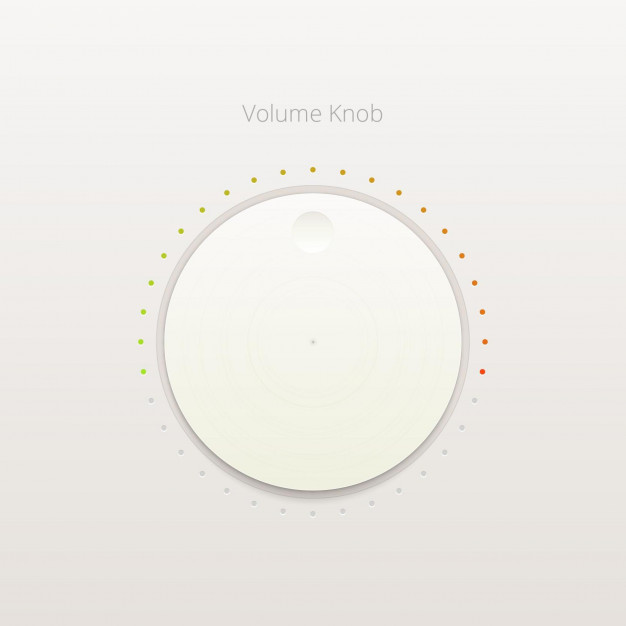 626x626 Clean Vector Volume Knob Vector Premium Download