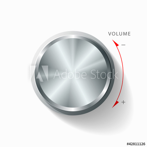 500x500 Volume Knob, Vector