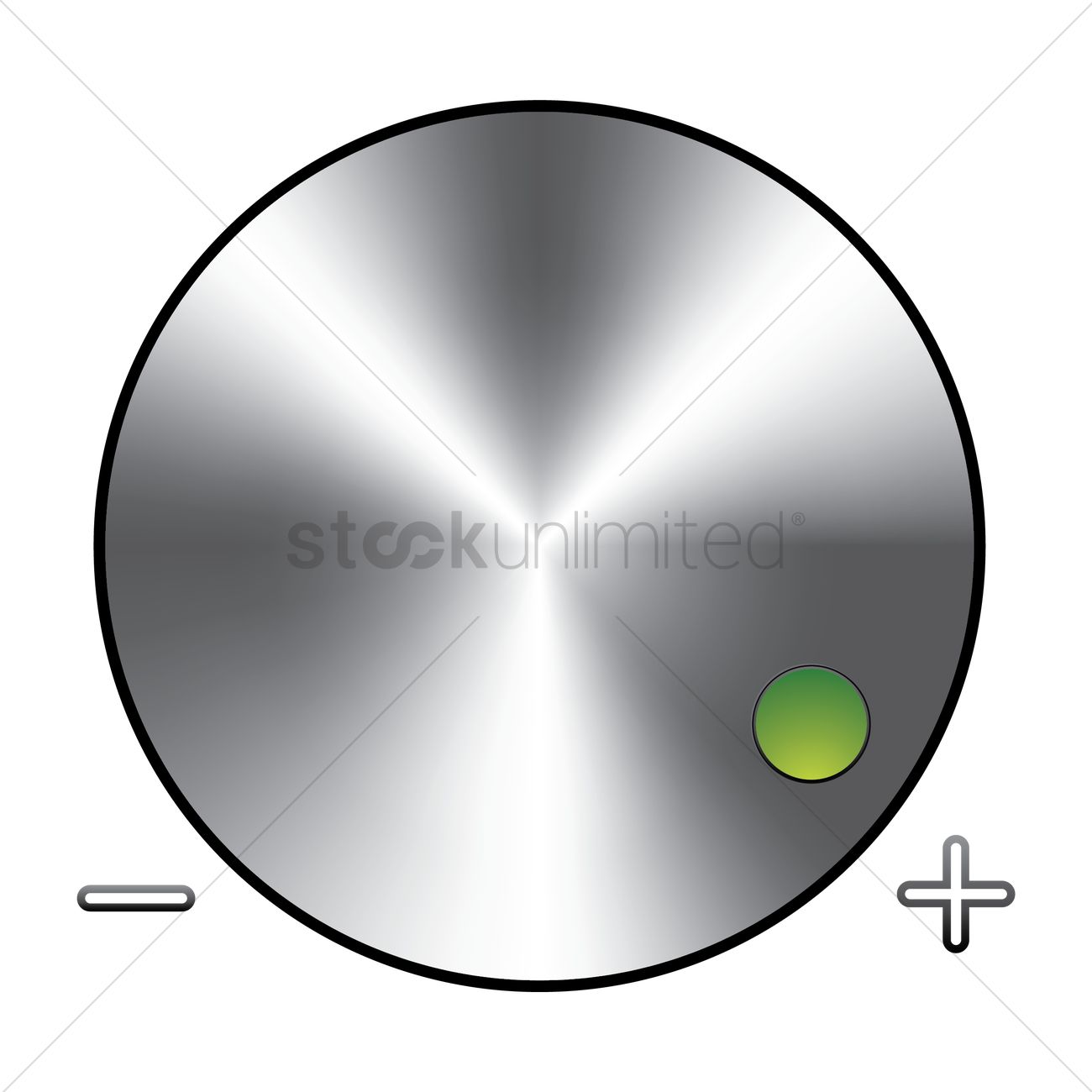 1300x1300 Volume Knob Vector Image